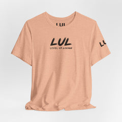 Level Up Living Tee — "Wake Up Lock In Level Up" Athletic Motivational T-Shirt