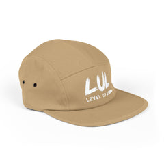 LUL "Level Up Living" Embroidered 5-Panel Cap — Casual Streetwear Dad Hat