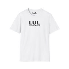 LUL "Level Up Living" Tee — Motivational Minimalist Graphic T-Shirt