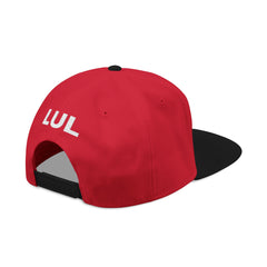 'Live Free' Distressed Flag Design - Embroidered Snapback Hat