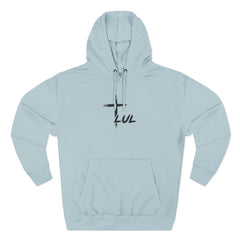 Hoodie – "It's Never Luck, It's Always God" Inspirational Graphic Hoodie