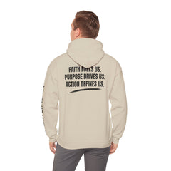 Faith Purpose Action Hoodie