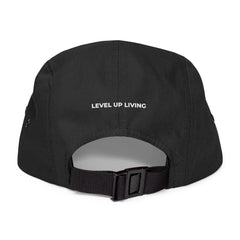 LUL "Level Up Living" Embroidered 5-Panel Cap — Casual Streetwear Dad Hat