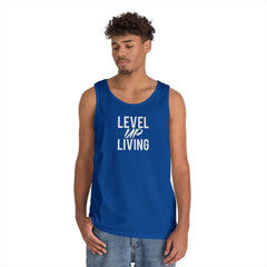 Level Up Living Tank Top — “Your Income Reflects Your Discipline” Motivational Fitness Tank