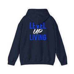 Level Up Living Hoodie — Motivational Pullover for Personal Growth