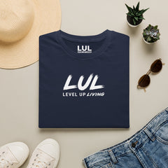 Level Up Living Entrepreneur T-Shirt — "Wealth Is Built By People Who Take Action"