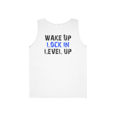 Wake Up Lock In Level Up- Level Up Living Tank Top -Athletics