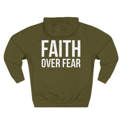 Faith Over Fear Hoodie — Inspirational Christian Pullover