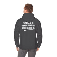 Faith Purpose Action Hoodie