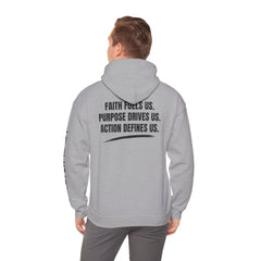 Faith Purpose Action Hoodie