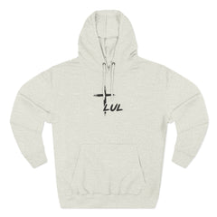 Hoodie – "It's Never Luck, It's Always God" Inspirational Graphic Hoodie