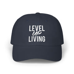 Camo "Level Up Living" Classic Dad Cap