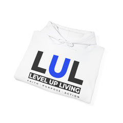 Level Up Living Hoodie — "WEALTH IS BUILT BY PEOPLE WHO TAKE ACTION" Entrepreneur Sweatshirt