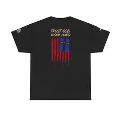 Patriotic "Trust God, Work Hard" T-Shirt