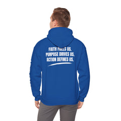 Faith Purpose Action Hoodie