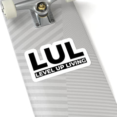 Sticker — LUL ‘Level Up Living’ Bold Logo Kiss-Cut Sticker