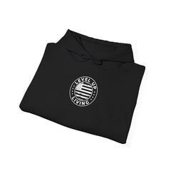 Level Up Living Hoodie — Motivational Graphic Pullover