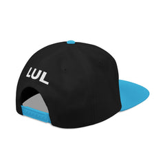 'Live Free' Distressed Flag Design - Embroidered Snapback Hat
