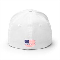 Level Up Living Embroidered Cap — LUL Patriotic Structured Hat