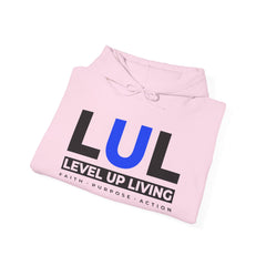 Level Up Living Hoodie — "WEALTH IS BUILT BY PEOPLE WHO TAKE ACTION" Entrepreneur Sweatshirt