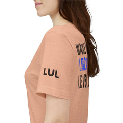 Level Up Living Tee — "Wake Up Lock In Level Up" Athletic Motivational T-Shirt
