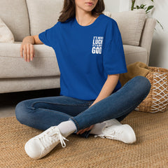 Faith 'It’s Never Luck, It’s Always God' T-Shirt — Level Up Living