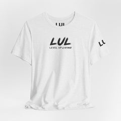 Level Up Living Tee — "Wake Up Lock In Level Up" Athletic Motivational T-Shirt