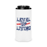 Patriotic Living Legend Can Cooler – Distressed Red, White & Blue Drink Koozie