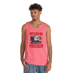 Discipline Create Freedom - Heavy Cotton Tank Top