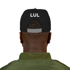 'Live Free' Distressed Flag Design - Embroidered Snapback Hat