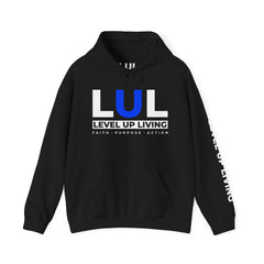 Level Up Living Hoodie — "WEALTH IS BUILT BY PEOPLE WHO TAKE ACTION" Entrepreneur Sweatshirt