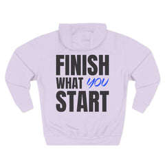“Finish What You Start” Motivational Hoodie