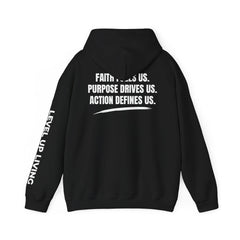 Faith Purpose Action Hoodie