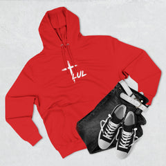 Hoodie – "It's Never Luck, It's Always God" Inspirational Graphic Hoodie