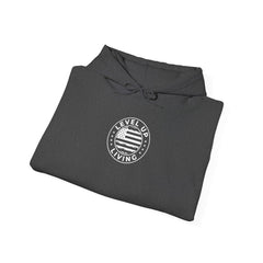 Level Up Living Hoodie — Motivational Graphic Pullover