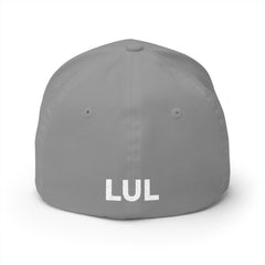 Embroidered 'LUL' Closed-Back Cap — Structured Baseball Hat with Front & Back Logo