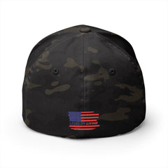 Level Up Living Embroidered Cap — LUL Patriotic Structured Hat