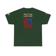 Patriotic "Trust God, Work Hard" T-Shirt