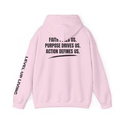 Faith Purpose Action Hoodie