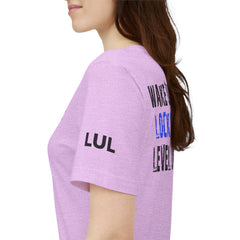 Level Up Living Tee — "Wake Up Lock In Level Up" Athletic Motivational T-Shirt
