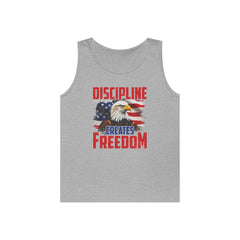 Discipline Create Freedom - Heavy Cotton Tank Top