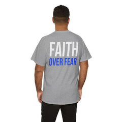 Faith Over Fear T-Shirt — LUL Cross Motivational Christian Tee