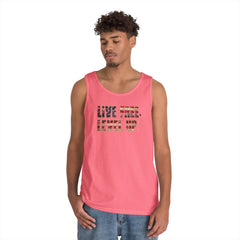 Live Free Live Up Tank Top — Inspirational Graphic Tank