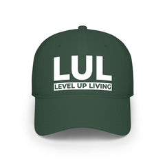 Level Up Living Cap — LUL Embroidered Low Profile Baseball Hat