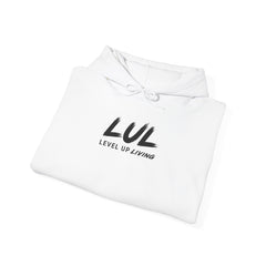 Level Up Living Hoodie – “Income Reflects Your Discipline” Motivational Pullover