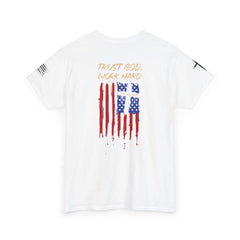 Patriotic "Trust God, Work Hard" T-Shirt