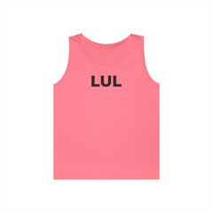 Level Up Living Tank Top — Motivational 'LUL' Fitness & Lifestyle Graphic