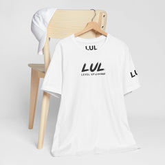 Level Up Living Tee — "Wake Up Lock In Level Up" Athletic Motivational T-Shirt