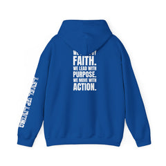 Faith Purpose Action Inspirational Hoodie