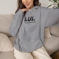 Level Up Living Hoodie – “Income Reflects Your Discipline” Motivational Pullover